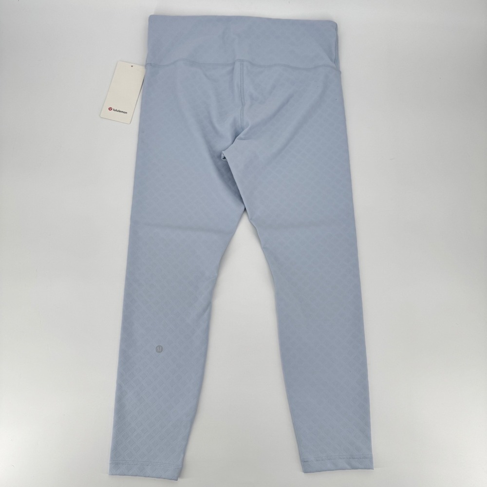 Lululemon 3D Jacquard Diamond Train HR Tight 25 Blue LW5GQKS JJSB Womens Size 14 - Picture 3 of 5